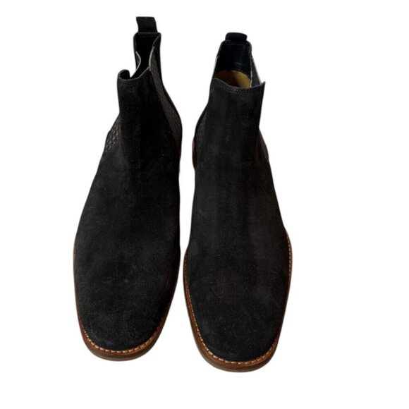 Stacy Adams Black Suede Chelsea Boots Size 9.5 | M3 | Sleek & Classic Men’s Styl - Picture 2 of 5